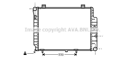 AVA QUALITY COOLING Радиатор, охлаждение двигателя MSA2155